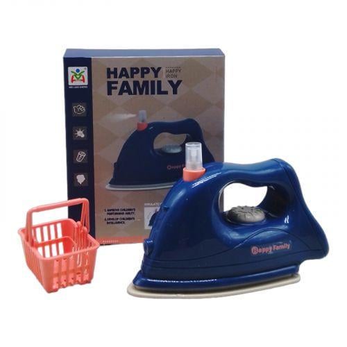 Утюг игрушечный с вибрацией Mei Lian Sheng Happy family (231442)