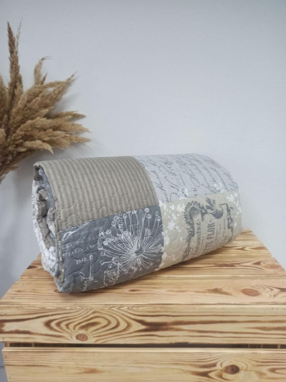 Покрывало ALLtex Бабочка Прованс 4155 150х200 см микрофибра 9981143 Голубой (DR013891)