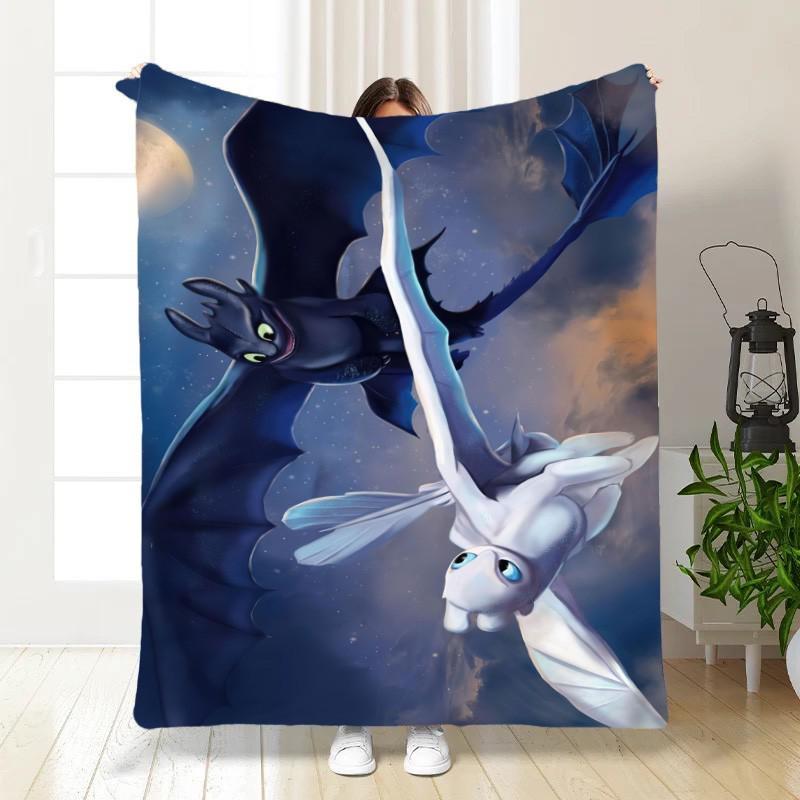 Плед-покрывало Дракон плюш/велюр полуторное 160х200 см Синий Плед-покрывало Дракон плюш/велюр полуторное 160х200 см Синий