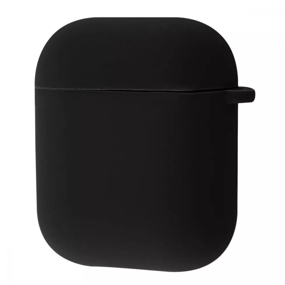 Чехол для наушников PRC Silicone Case Full for AirPods 1/2 Black (13968140)