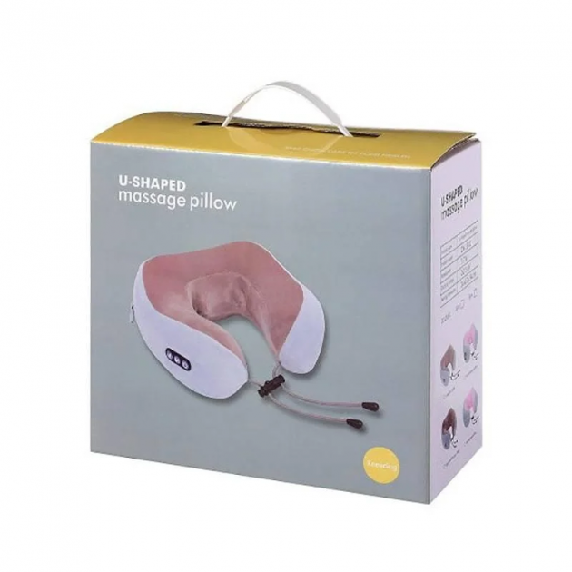 Массажная подушка U-Shaped Massage Pillow ZX-1902 с вибрацией и функцией памяти - фото 7