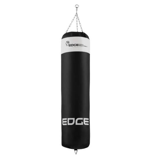 Боксерский мешок EDGE Lords EWW наполненный 140х40 см 40 кг Black/White (EWW 140X40 PEŁNY BIA_bes242)