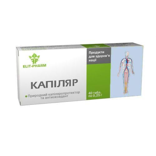 Добавка біологічна Еліт-фарм Капіляр 80 таб.
