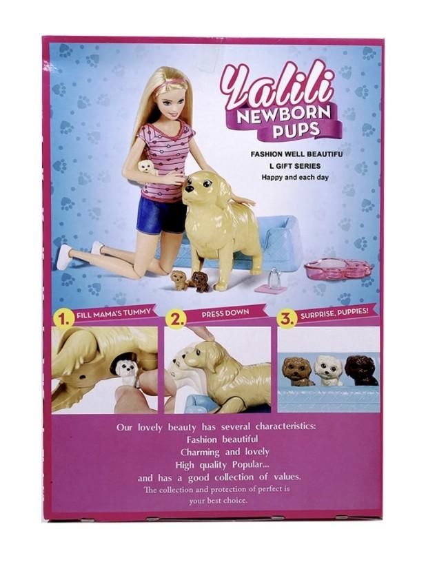 Кукла Yalili Newborn pops с беременной собакой - фото 2