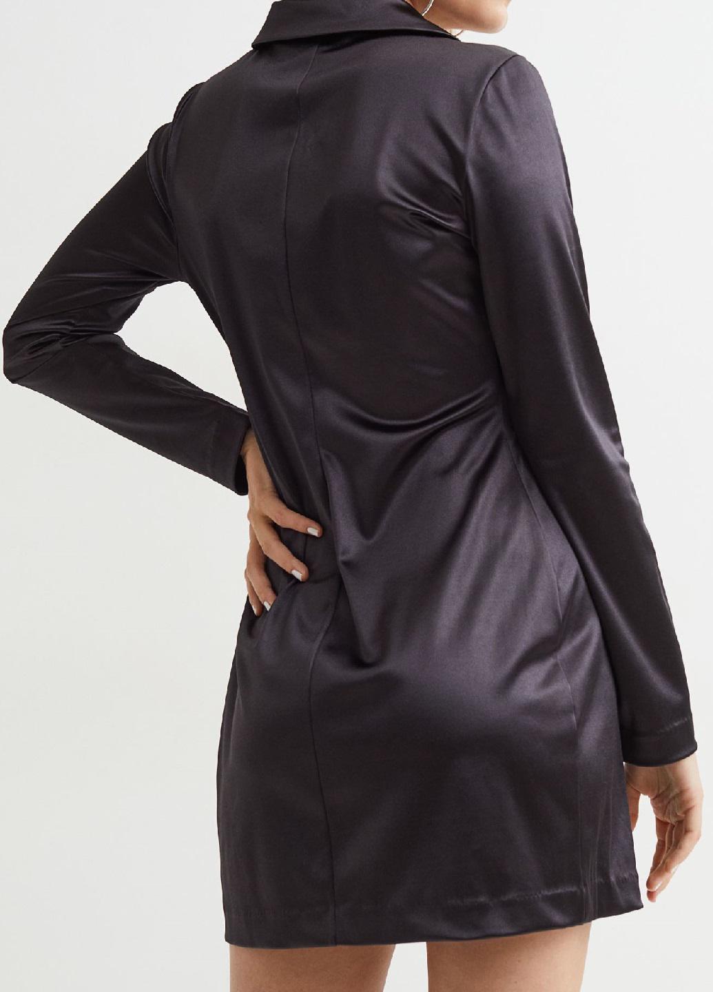 Платье HM 11501 L/р. 44 Черный (334) - фото 2