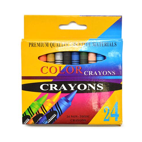 Мелки восковые 24 цветов (15225)