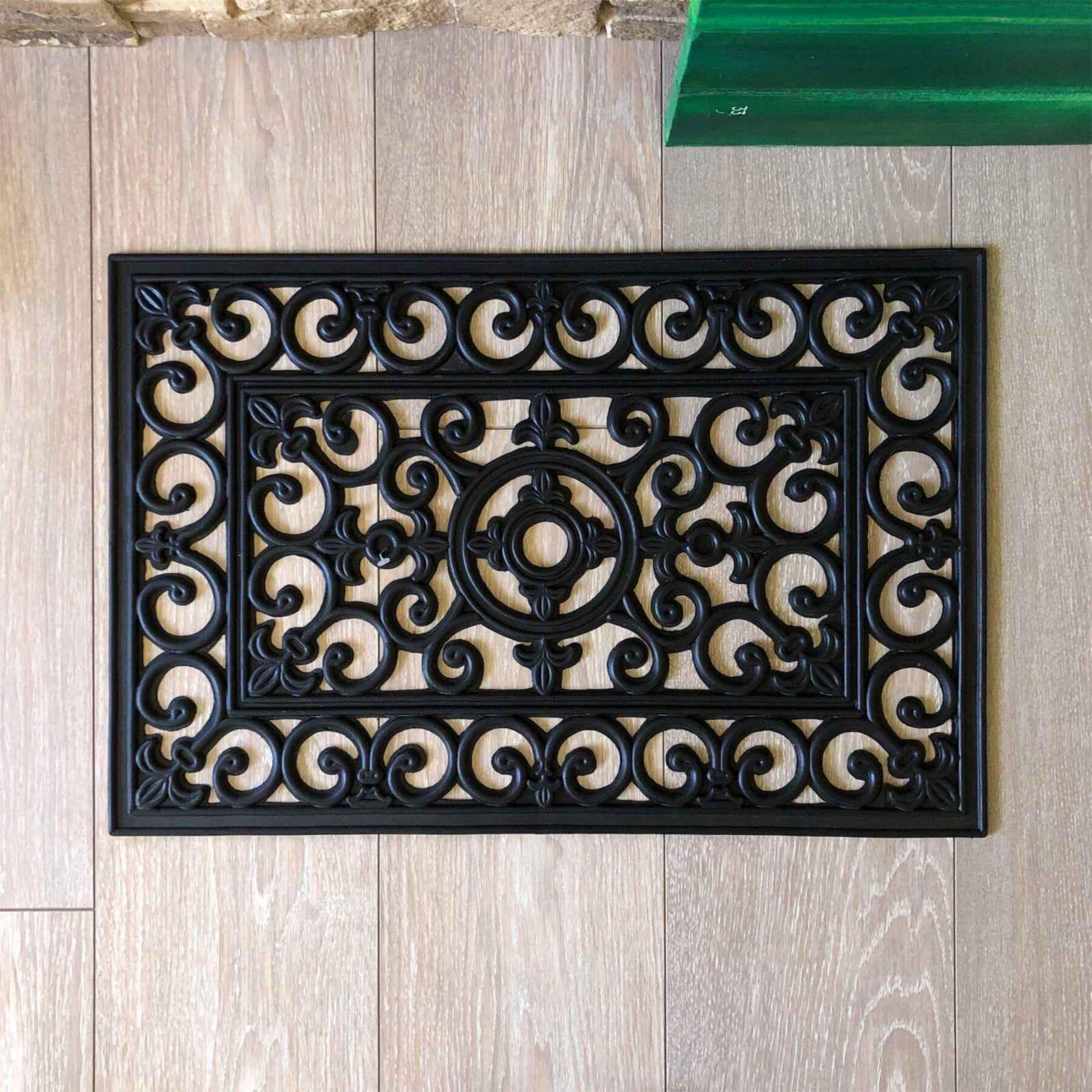 Коврик на порог Нант резиновый ажурный 400х600 мм - фото 2 Коврик на порог Нант резиновый ажурный 400х600 мм - фото 2