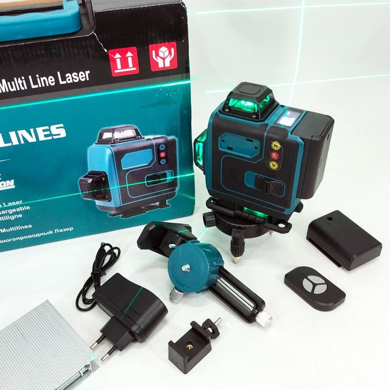 Лазерний рівень Laser 4D blue нівелір акумуляторний 16 ліній 30 м (26202693) - фото 9