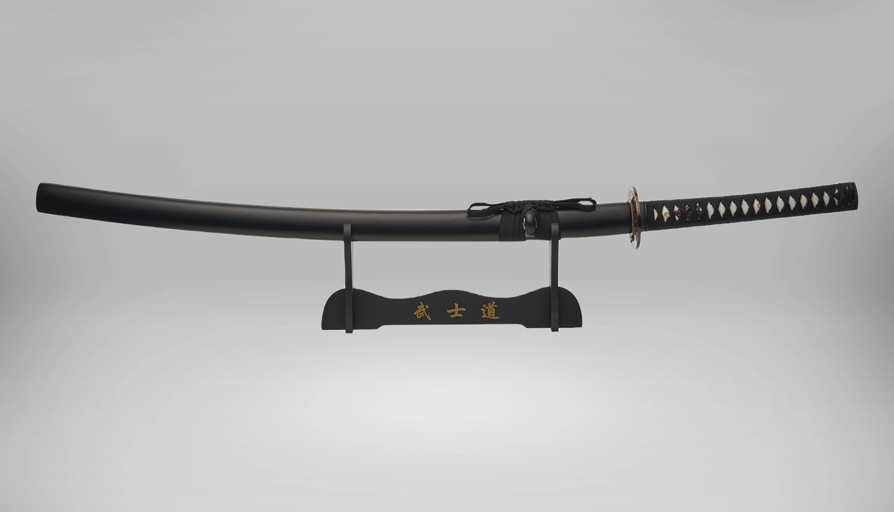 Сувенірний меч DAMASK Самурайський Катана на підставці в подарунковому кейсі (26246281)