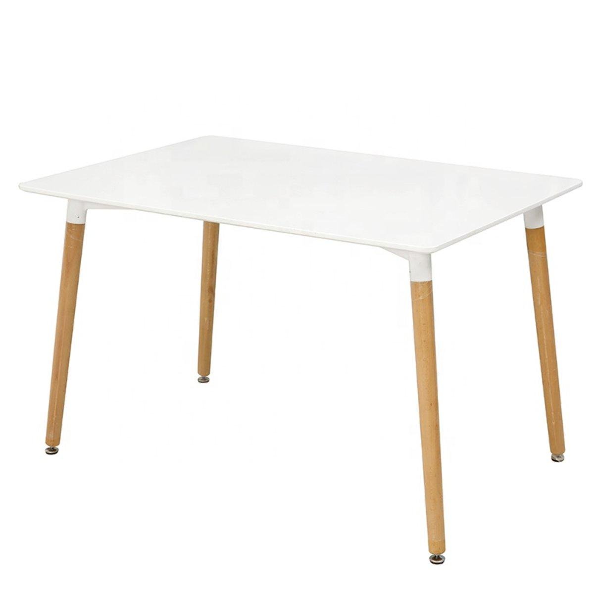 Стол обеденный Микс Мебель Везувий 1200х800 мм Белый МДФ\Натуральный - фото 1 Стол обеденный Микс Мебель Везувий 1200х800 мм Белый МДФ\Натуральный - фото 1