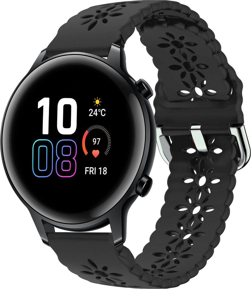 Ремінець Trase для Honor Magic Watch 2 42 мм Black (28876-2B)