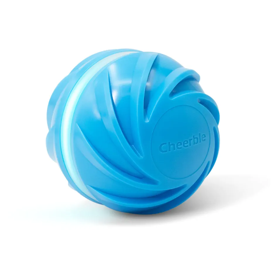 Мяч интерактивный для собак Cheerble Wicked Ball Cyclone Blue (24772599)