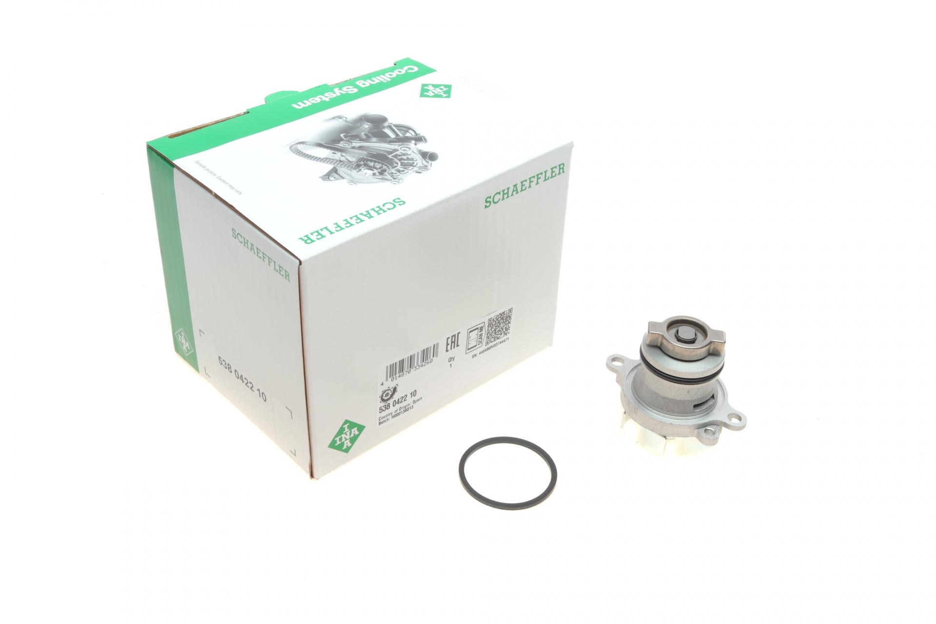 Помпа воды INA Fiat Panda/Punto 0.9 12- 538 0422 10