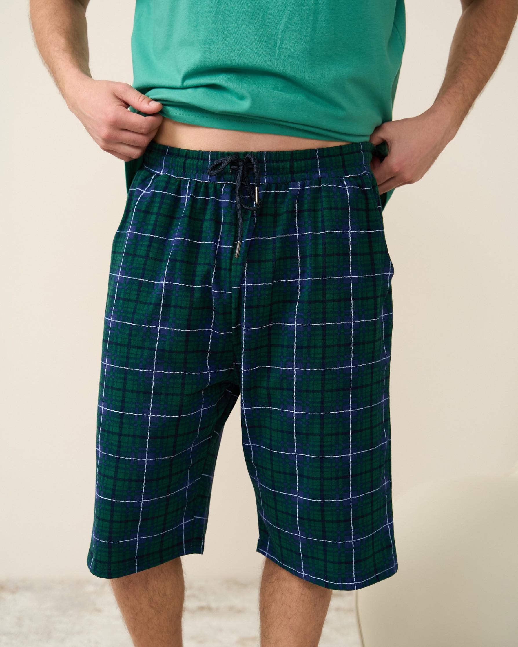 Піжама чоловіча Tom John 93935k бавовняна футболка і шорти 5XL Бірюзовий - фото 4 Піжама чоловіча Tom John 93935k бавовняна футболка і шорти 5XL Бірюзовий - фото 4