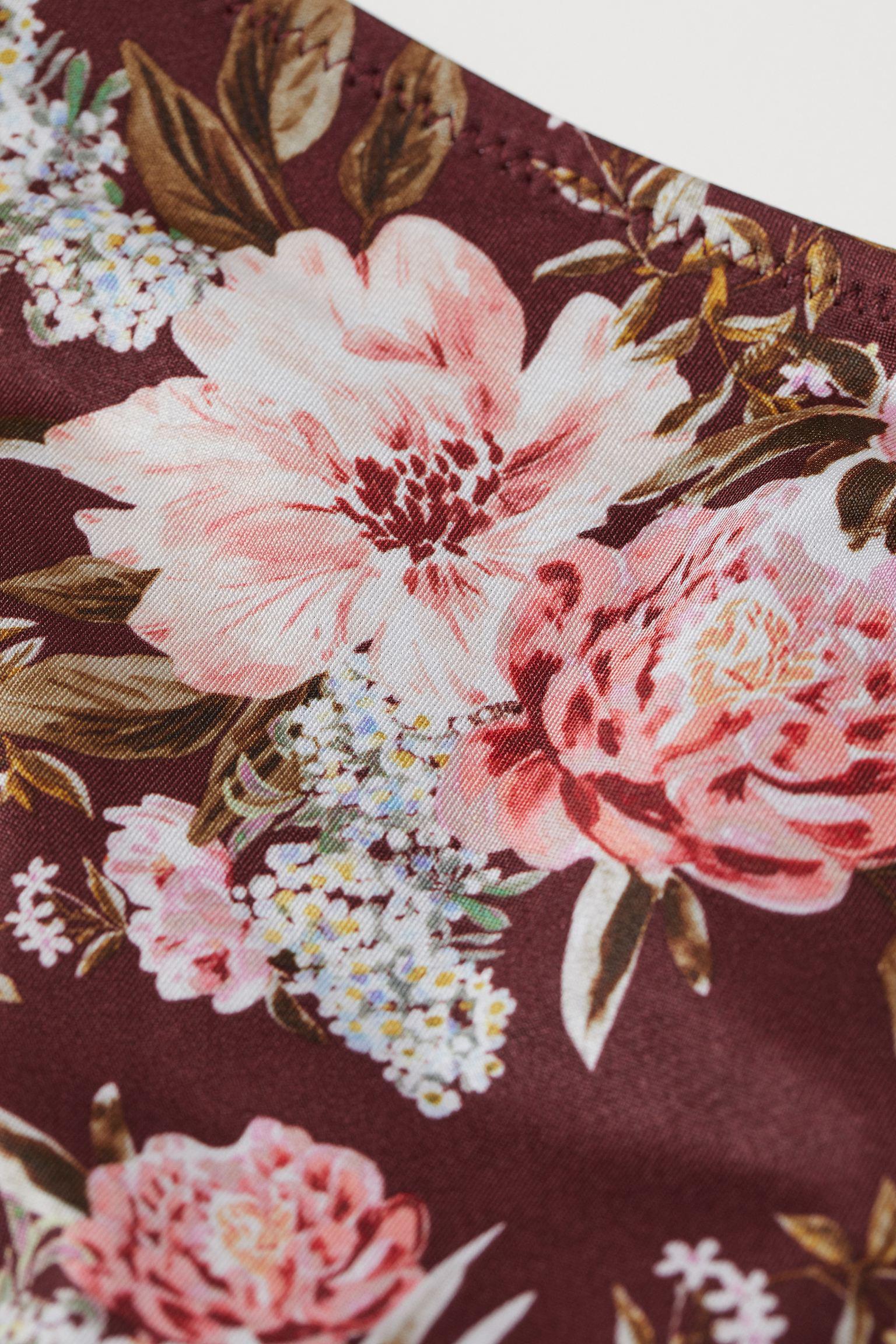 Трусики купальні H&M Квіти р. 36 Коричневий (26127674380) - фото 2