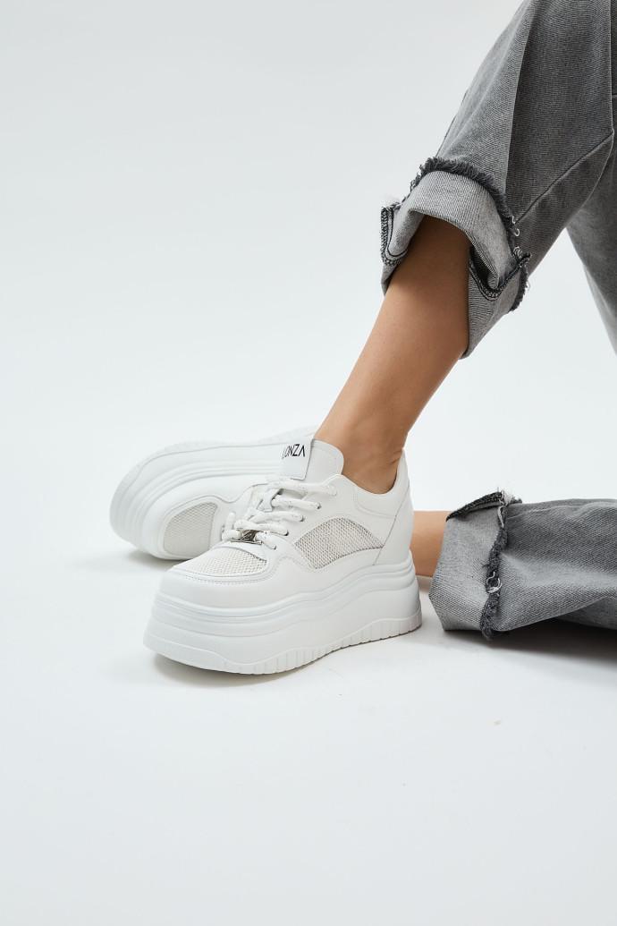 Кеди жіночі літні LONZA р. 37 Білий (199003) - фото 4