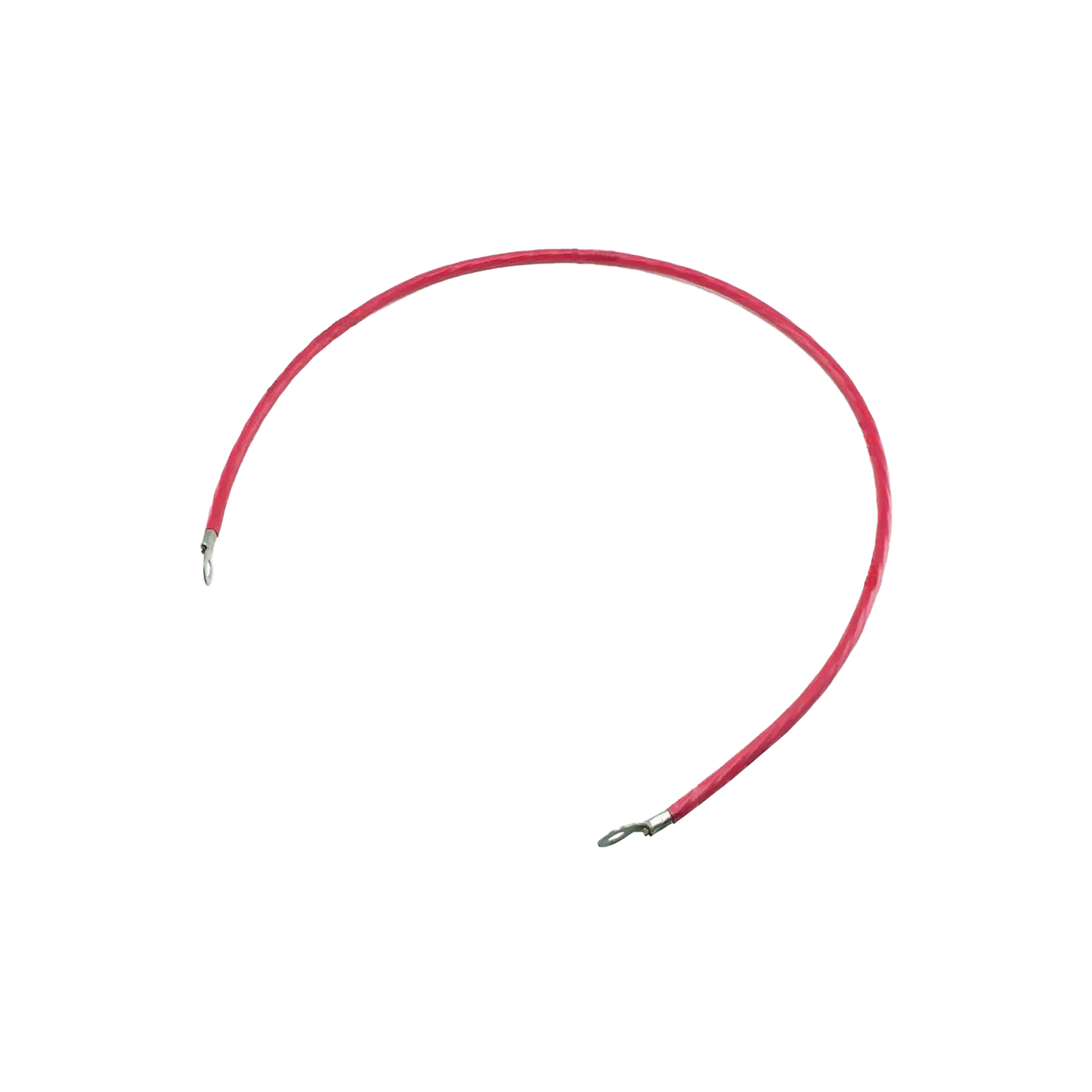 Дріт мідний для з'єднання АКБ 25 кв. мм - 100 см з клемами Червоний