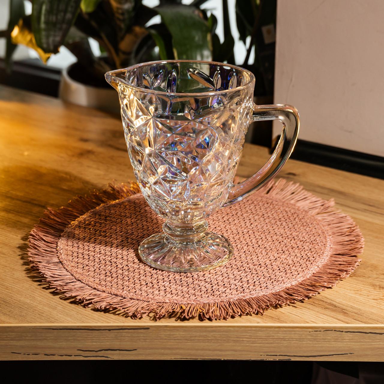 Кувшин для напитков Rainbow Ice стеклянный 1,2 л (HP-19-171)