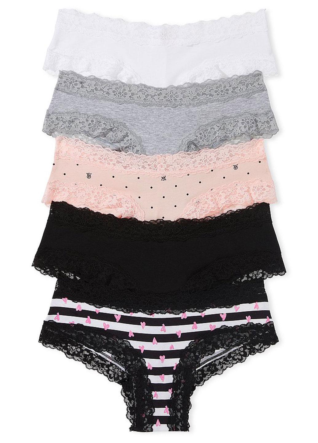 Набор трусиков Victoria's Secret M 5 шт. Разноцветный (3560000415959SJ2M) Набор трусиков Victoria's Secret M 5 шт. Разноцветный (3560000415959SJ2M)