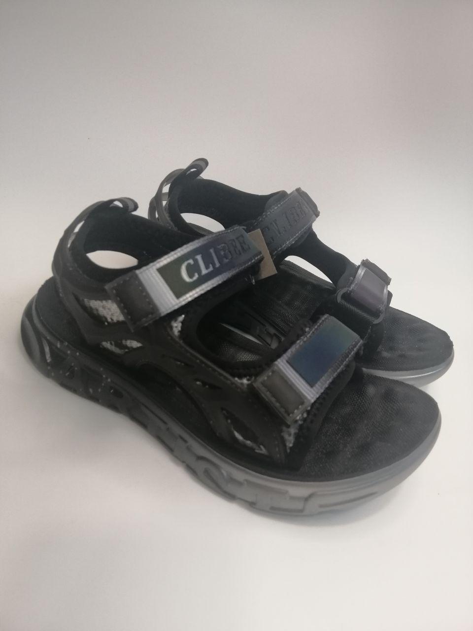 Босоножки для хлопчика Clibee р. 34 22 см Черный (871 ZA bl-grey)