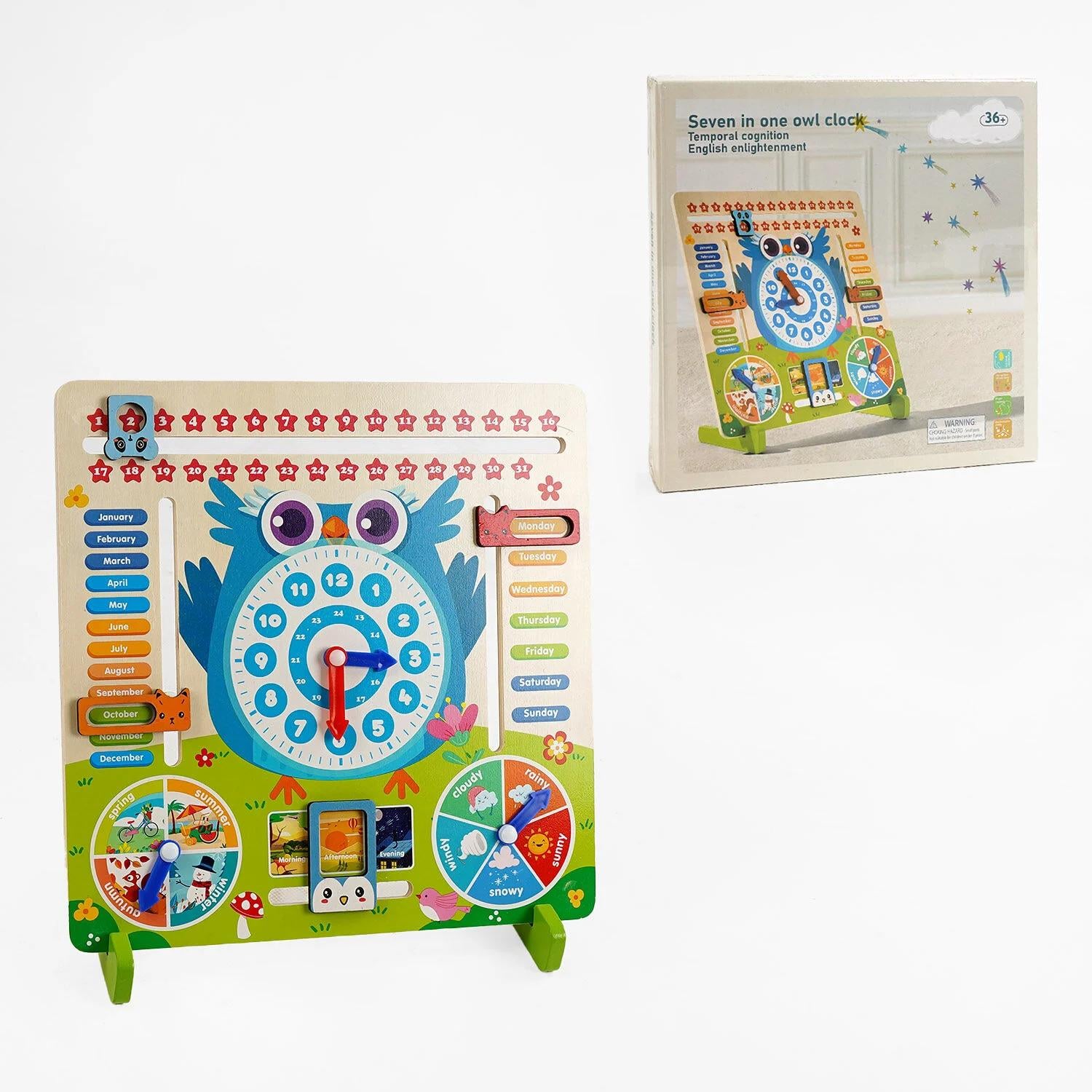Игрушка для малышей C-68294/30 Циферблат Доска логическая в коробке (23371293) Игрушка для малышей C-68294/30 Циферблат Доска логическая в коробке (23371293)