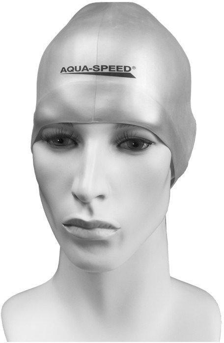 Шапка для плавання Aqua Speed Racer 2952 Сріблястий (5908217629524)