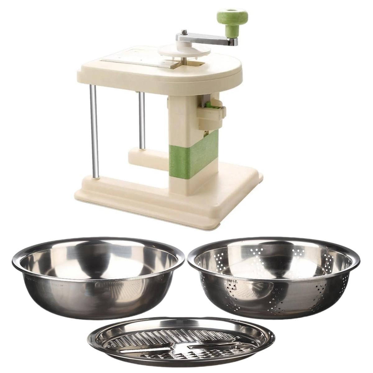 Набір KITUA миска друшляк терка з капусторізкою механічною