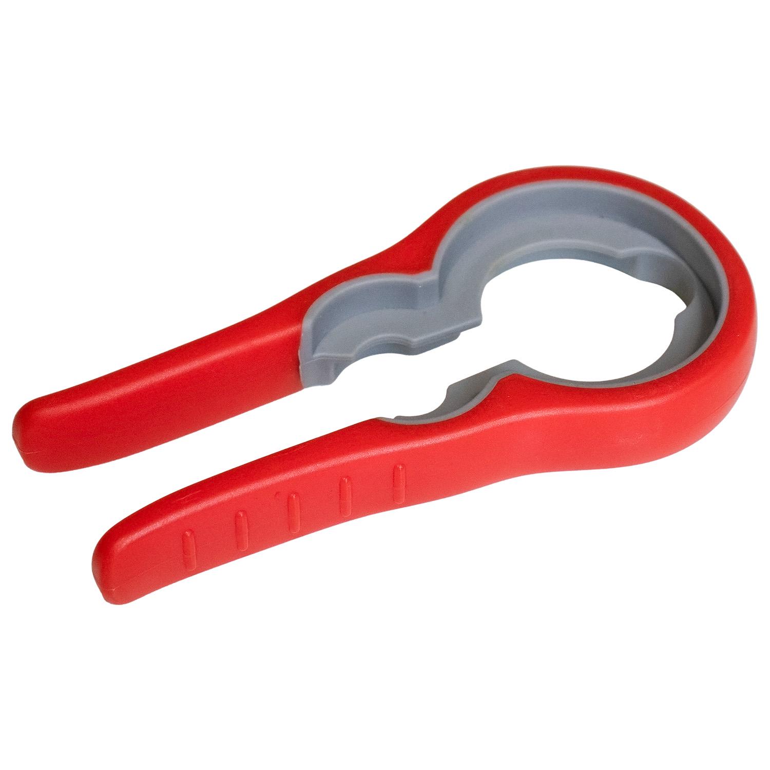 Съемник для открывания крышек 18х8,5х2,5 см Серый/Красный (2181087535)