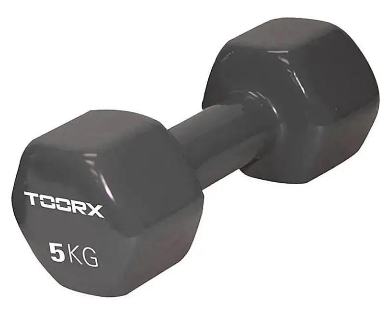 Гантель для фитнеса Toorx Vinyl 5 кг (MV-5) Гантель для фитнеса Toorx Vinyl 5 кг (MV-5)