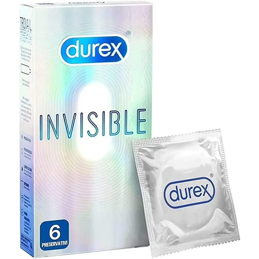 Презервативы Durex Invisible ультратонкие латексные/гладкие/смазанные/анатомические Easy-On (2733082932)