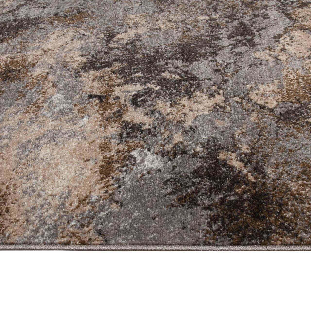 Доріжка килимова Karat Fayno 7147/123 з низьким ворсом 1,2 м Сірий/Бежевий (00-00017138) - фото 7