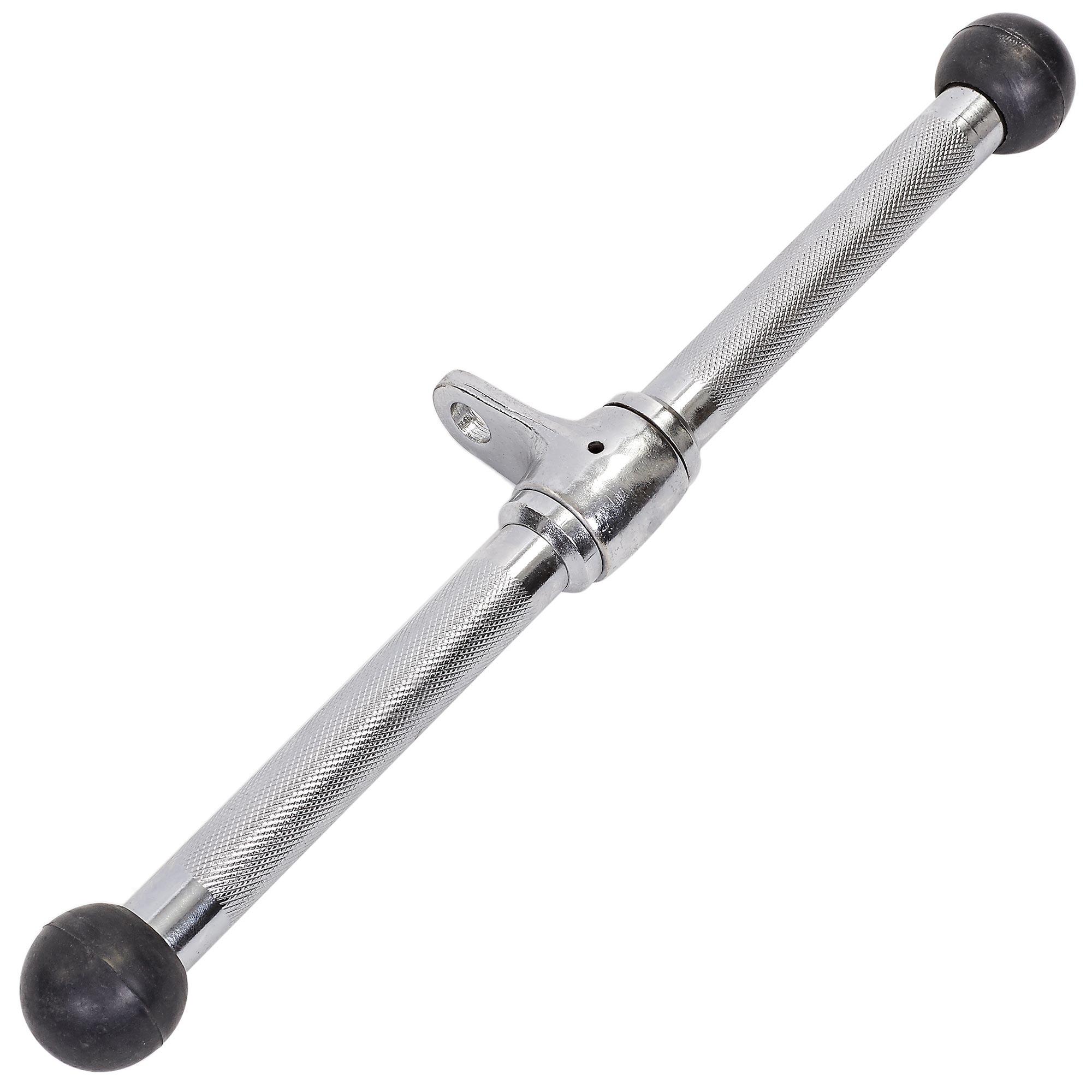 Рукоятка для тяги на трицепс и бицепс прямая обрезиненная Zelart Record TA-5702 (DR004776)