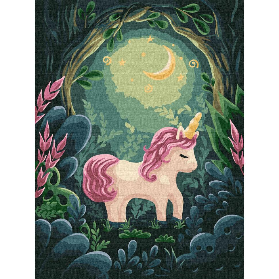 Картина по номерам Идейка Удивительный единорог 30x40 см (KHO4394)