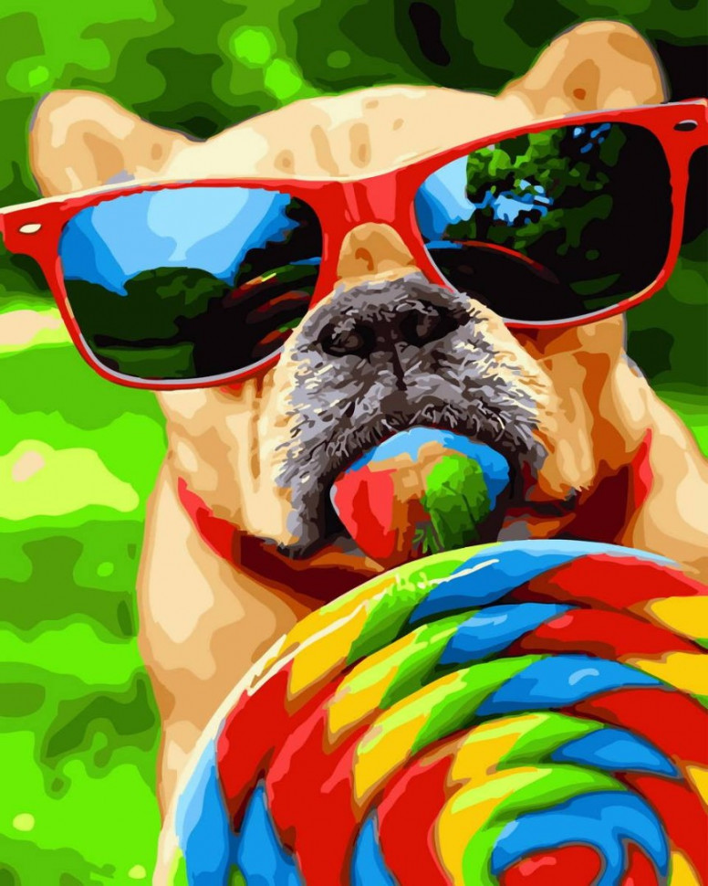 Картина по номерам Brushme Летний песик (GX28854) Картина по номерам Brushme Летний песик (GX28854)