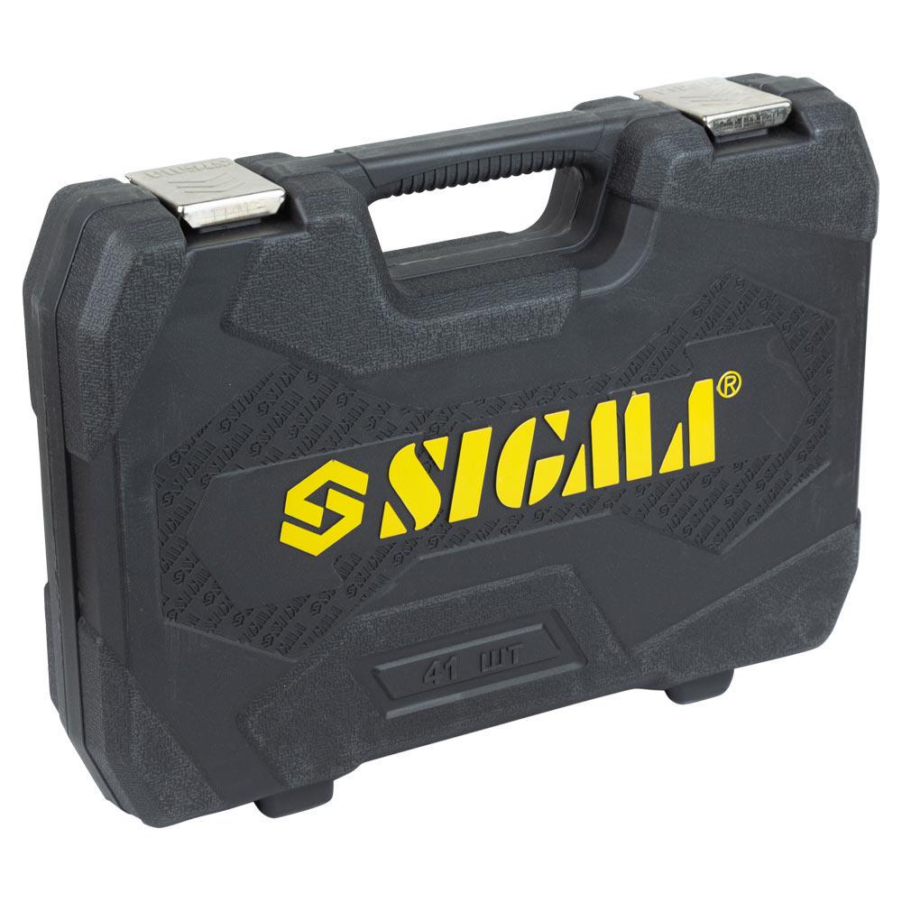 Набір насадок торцевих і біт Sigma CrV mid 3/8" 39 шт. (6003601) - фото 2 Набір насадок торцевих і біт Sigma CrV mid 3/8" 39 шт. (6003601) - фото 2