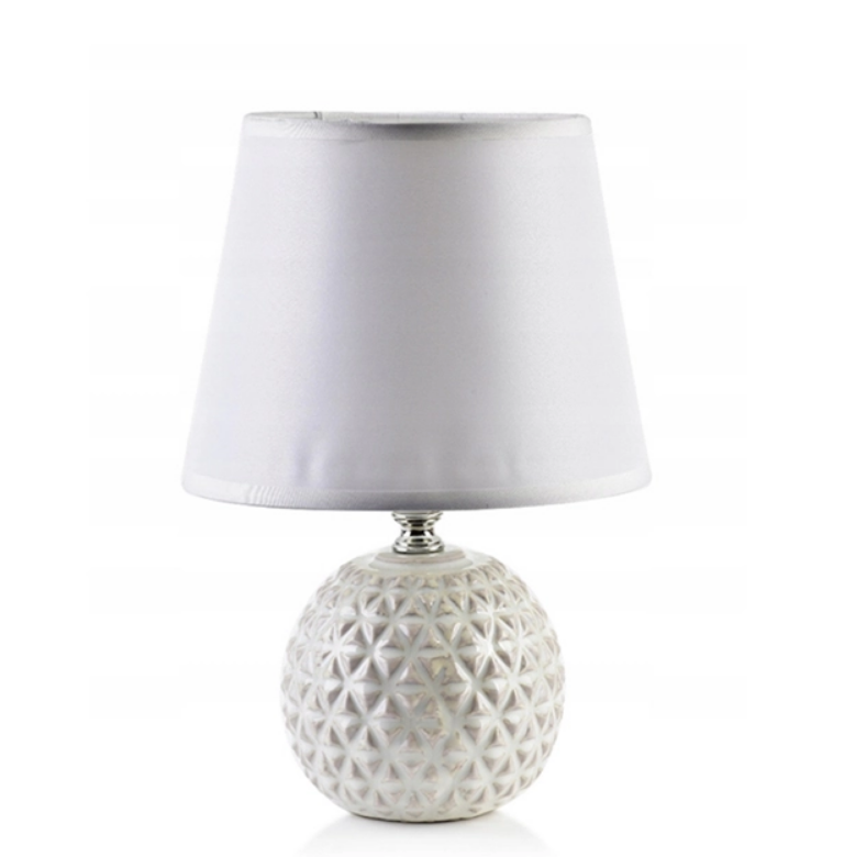 Лампа керамическая настольная Leti 27 см Beige (36069)