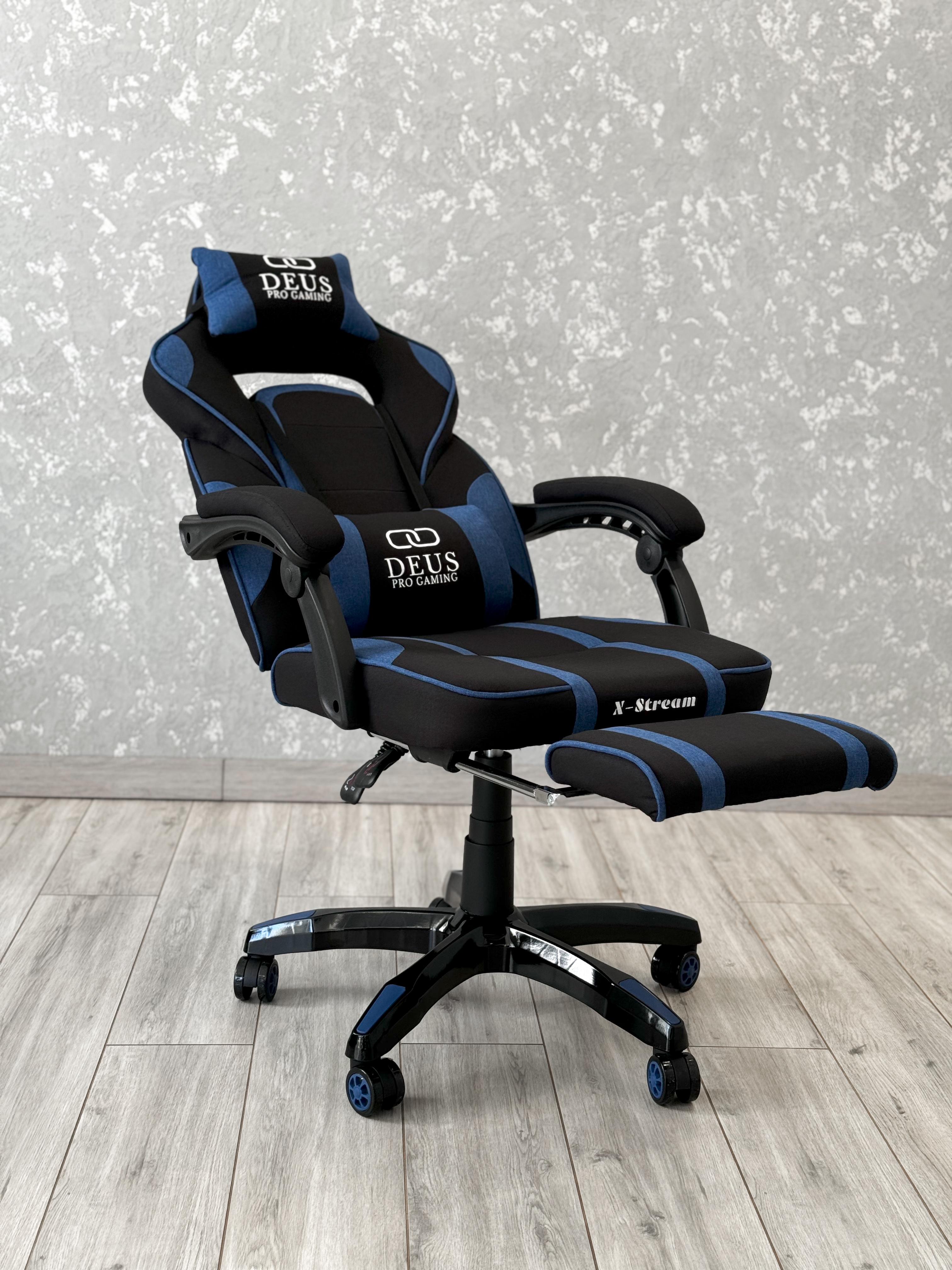 Кресло игровое Deus T14 Черный/Синий - фото 11