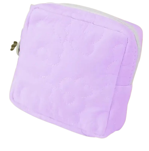 Косметичка-органайзер жіноча LilacFlower для гігієнічних засобів 12х12х4 см Бузковий (2365958748)