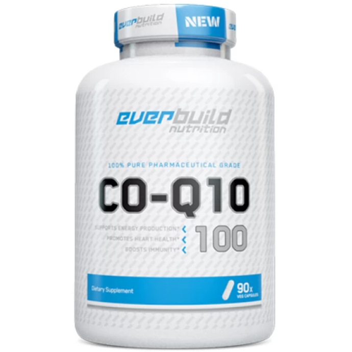 Добавка натуральная Коэнзим Q10 Everbuild Nutrition Co-Q10 High Potency Co-Q10 100 мг 90 вегетарианских капсул