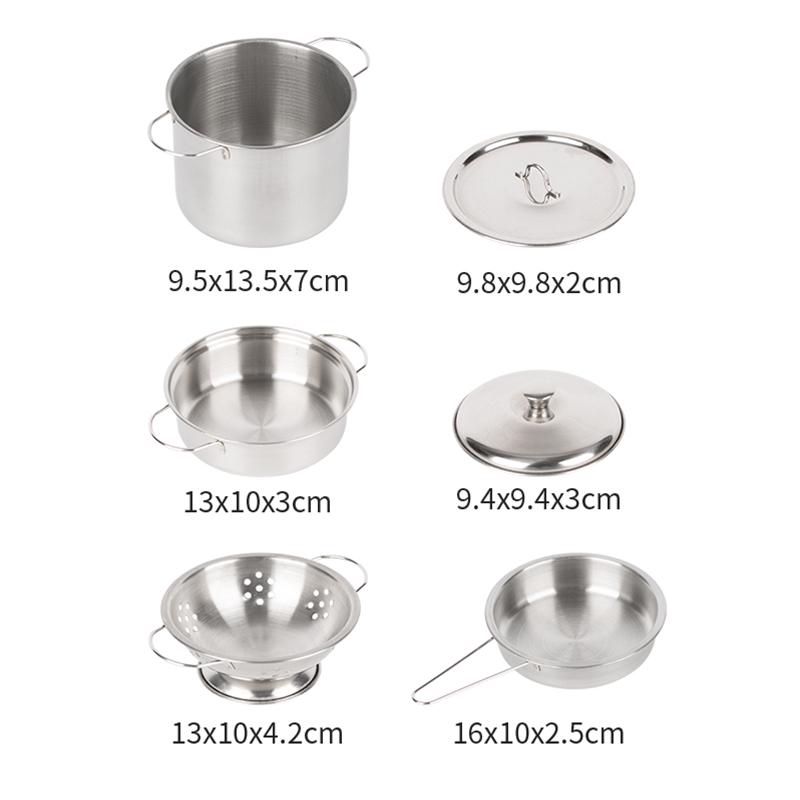 Детский кухонный игровой набор Deluxe Chef Set с фартуком/металлической посудой/аксессуарами 23 шт. - фото 4 Детский кухонный игровой набор Deluxe Chef Set с фартуком/металлической посудой/аксессуарами 23 шт. - фото 4