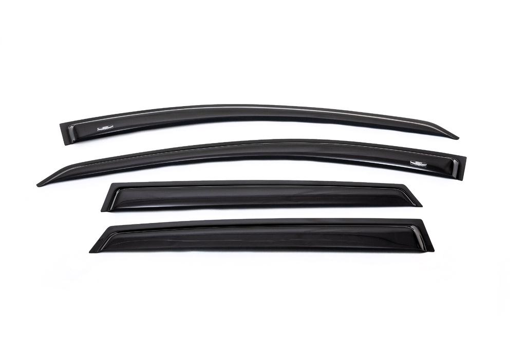 Ветровики HIC для Mercedes A-сlass W169 2004-2012 гг. поликарбонат Черный