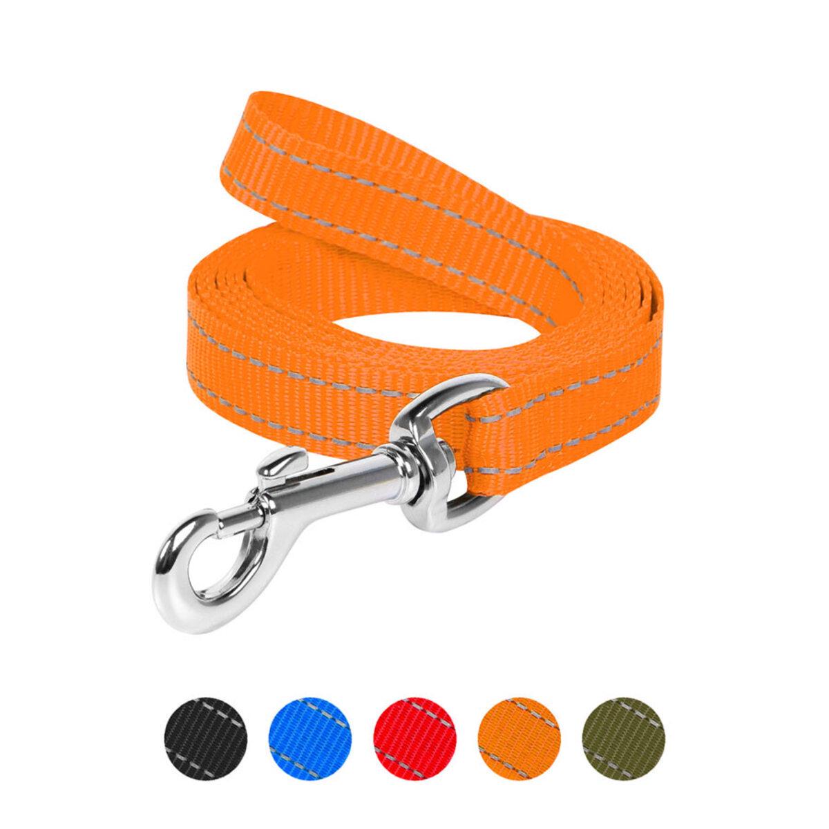 Поводок Dog Extreme из нейлона 25 мм х 150 см Оранжевый (04674 Col) - фото 2 Поводок Dog Extreme из нейлона 25 мм х 150 см Оранжевый (04674 Col) - фото 2