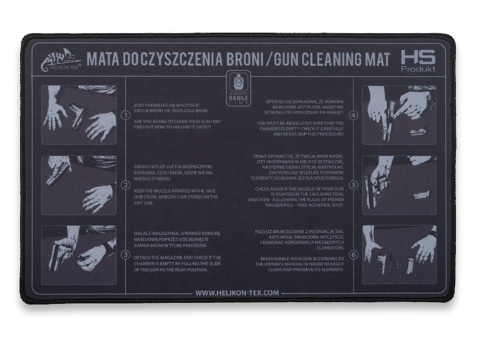 Ковер для чистки оружия Helikon-Tex Mata do czyszczenia broni Czarna (AC-GCM-NN-01)