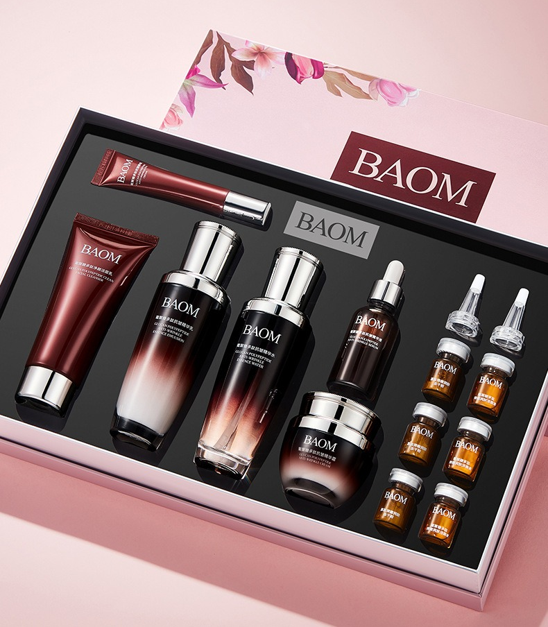 Набір для догляду за обличчям Baom Glucan Polypeptide Anti-Wrinkle з поліпептидами - фото 2