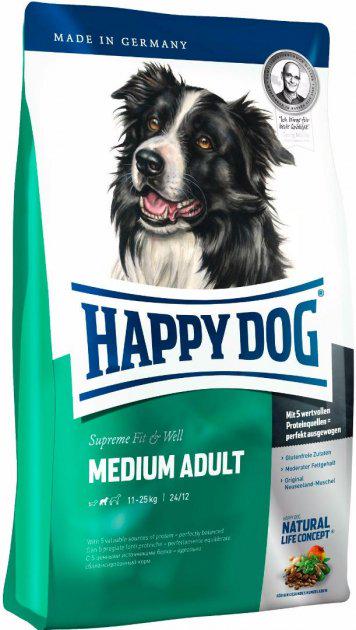 Сухой корм для собак Happy Dog Fit & Well Medium 4 кг (1469154847)
