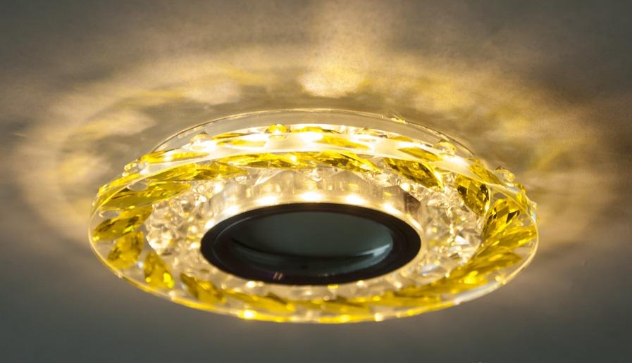Светильник хрустальный точечный со встроенной LED подсветкой (XF002-Y LED)