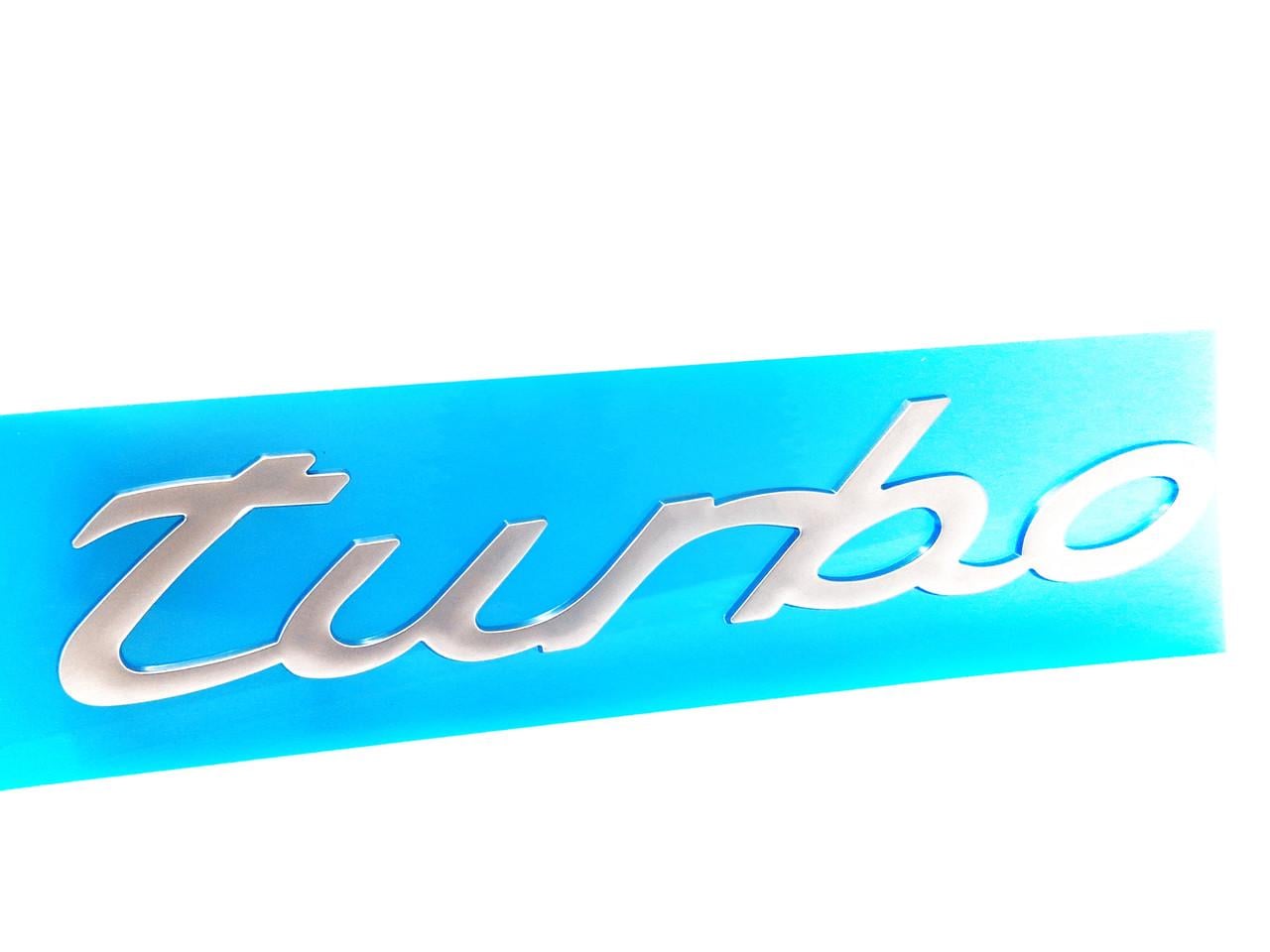 Эмблема Turbo Porsche 17 см Matt Silver (2735444282) Эмблема Turbo Porsche 17 см Matt Silver (2735444282)