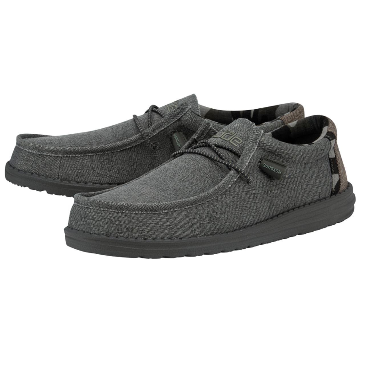 Мокасини чоловічі Hey Dude Wally Blue Camo 110067007 р. 43 27,5 см Сірий (2757655288) - фото 3