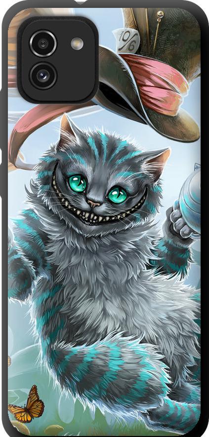 Чехол на Samsung Galaxy A03 A035F Чеширский кот 2 (3993b-2499-42517)