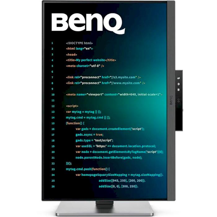 Монітор BenQ RD240Q PD 90W Dark Grey (9H.LLXLA.TBE) - фото 6